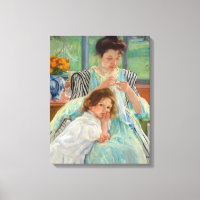 Mary Cassatt - Jeune mère coudre