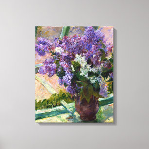Toile Mary Cassatt Lilacs dans une fenêtre