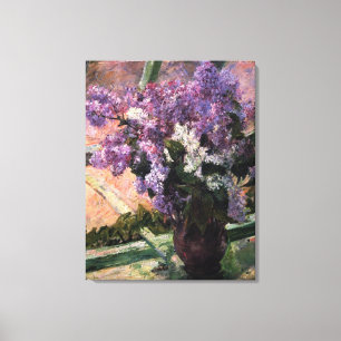 Toile Mary Stevenson Cassatt - Lilacs in a Window 1880