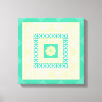 Masi fidjien traditionnel dans les tons d'été