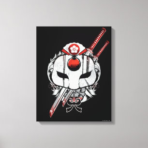 Toile Masque du peloton   Katana de suicide et art de