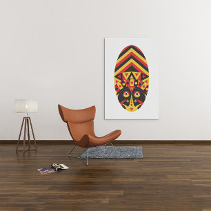 Toile Masque tribal autochtone