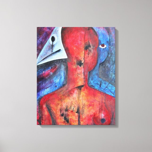 Toile Masquer Le Visage (Recto)