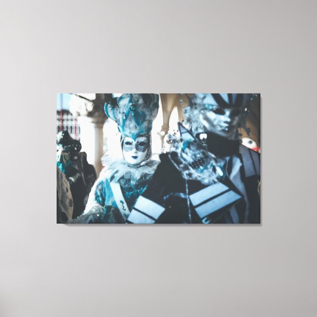 Toile Masques de carnaval à Venise, Italie (Recto)