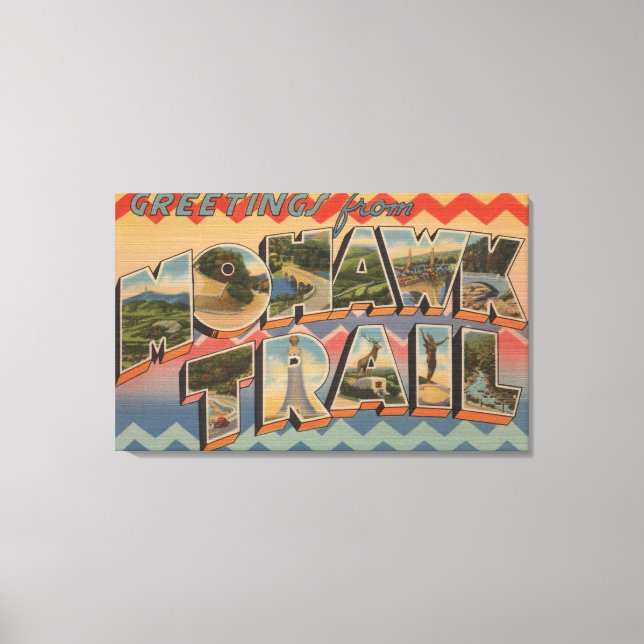 Toile Massachusetts - Salutations de Mohawk Trail 2 (Recto)