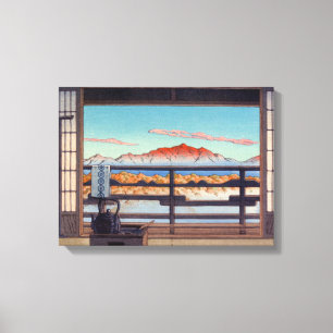 Toile Matin Au Spa Arayu Shiobara Par Kawase Hasui
