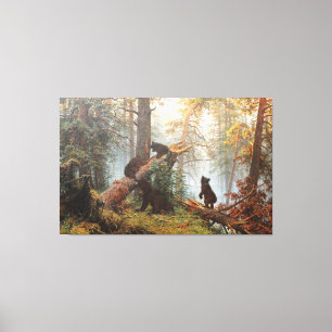 Toile Matin dans une pinède