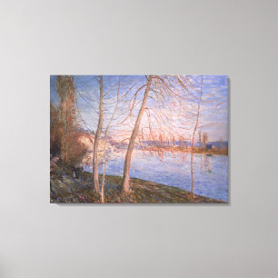 Toile Matin d'hiver d'Alfred Sisley  