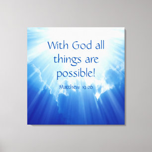 Toile Matthieu 19:26