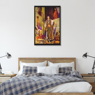 Toile Matthieu 26:69-75 Pierre Denies Jésus Canvas