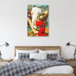Toile Matthieu 8:28-34 Jeu libre de Demons Canvas