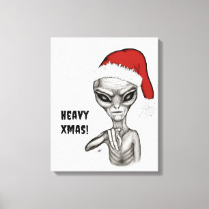 Toile Mauvais Alien, Lourds Noël !