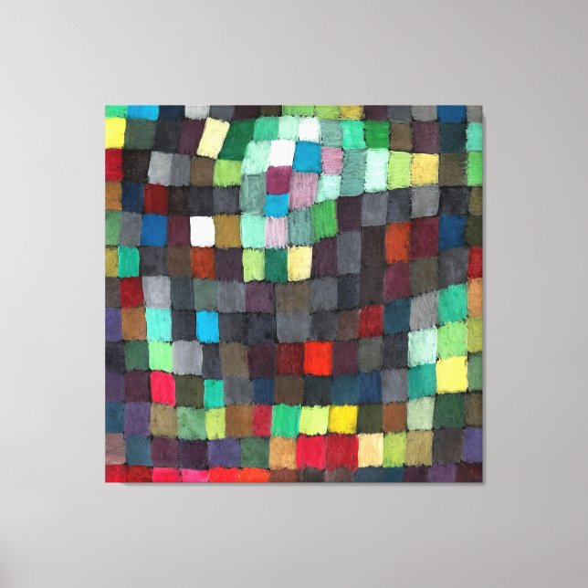 Toile May Picture (1925) Paul Klee Canvas Print (Recto)