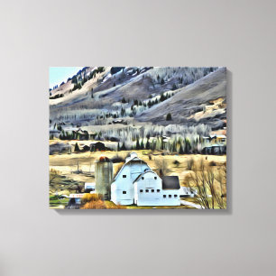 Toile McPolin Farm de Park City par Leslie Harlow