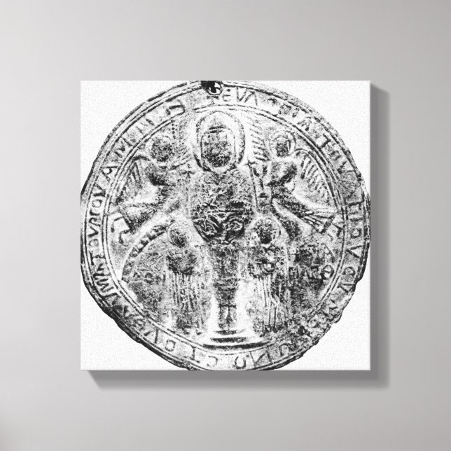 Toile Médaillon décoré selon la technique de la cloisonn (Recto)