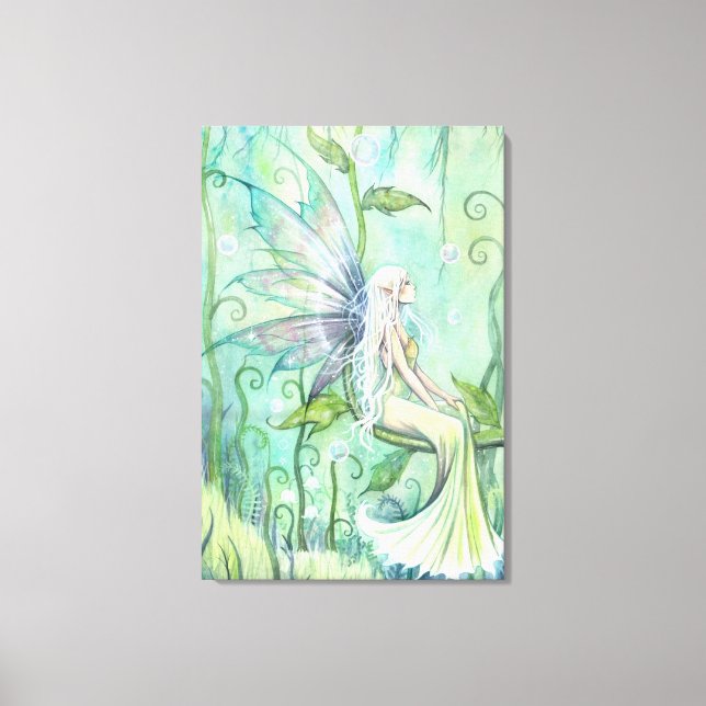Toile Méditation Imaginaire de fée oeuvre de Molly Harri (Recto)