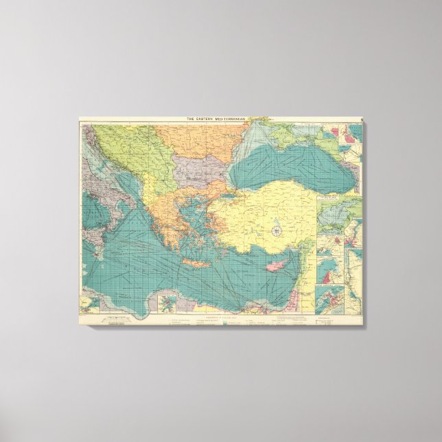 Toile Méditerranée orientale (Recto)