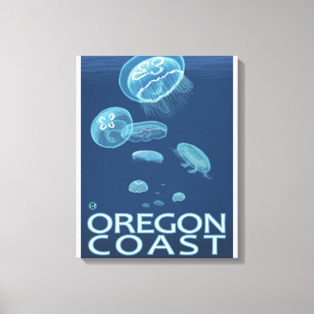 Toile Méduse de la côte de l'Oregon (Recto)
