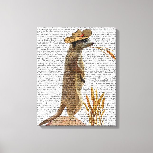 Toile Meerkat Cowboy (Recto)