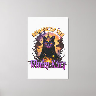 Toile Méfiez-vous de la cuisine Kitty Item pour Hallowee