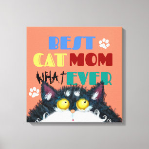 Toile Meilleur Cat Maman jamais Amoureux de les chats