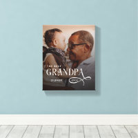 Meilleur Grand-Père Moderne Photo Personnalisée