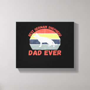 Toile Meilleur papa Berger allemand citation drôle Berge