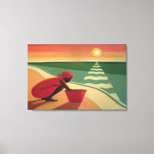 Toile Même le calme 2003
