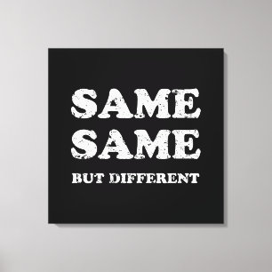 TOILE MÊME MAIS DIFFÉRENT