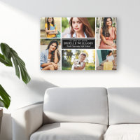 Mémoire de Collage de Photos de Diplômé Moderne