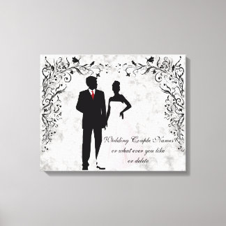 Toile Mémoire mariage ou anniversaire