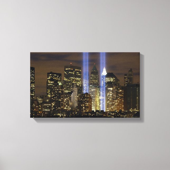 Toile Mémorial 9-11 "Hommage à la lumière" (Recto)