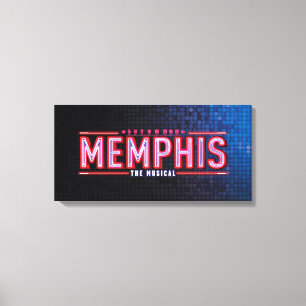 Toile MEMPHIS - Le logo musical