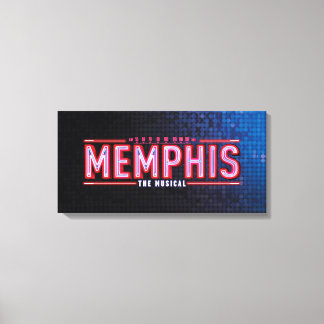 Toile MEMPHIS - Le logo musical