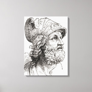 Toile Menelaus, de l'histoire illustrée du monde