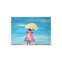 Menina na chuva