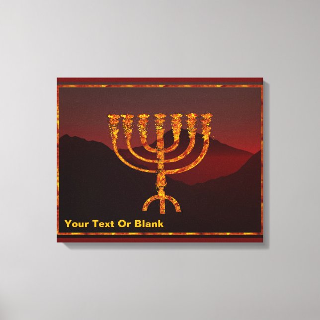 Toile Menorah de Moshe (Recto)