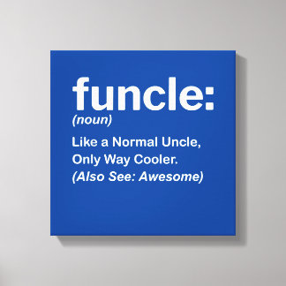 Toile Mens Funny Uncle Shirt Mens Funcle Définition du p