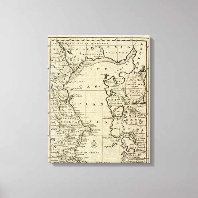 Toile Mer Caspienne (Recto)