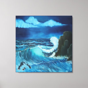 Toile "Mer de puissance" Tvas étirées Imprimer. Ver. 2