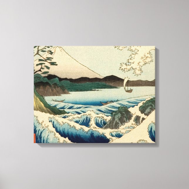 Toile Mer japonaise de Satta Hiroshige Art (Recto)