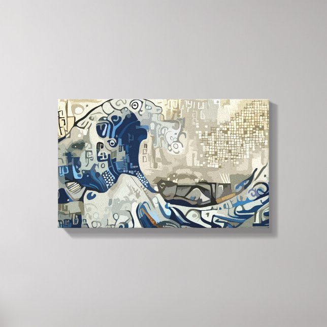 Toile Mer | Zazzle_Growshop. (Recto)