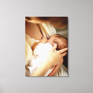 Toile Mère allaitant le bébé (1-3 mois)