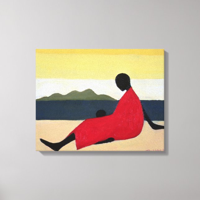 Toile Mère et enfant 1991 (Recto)