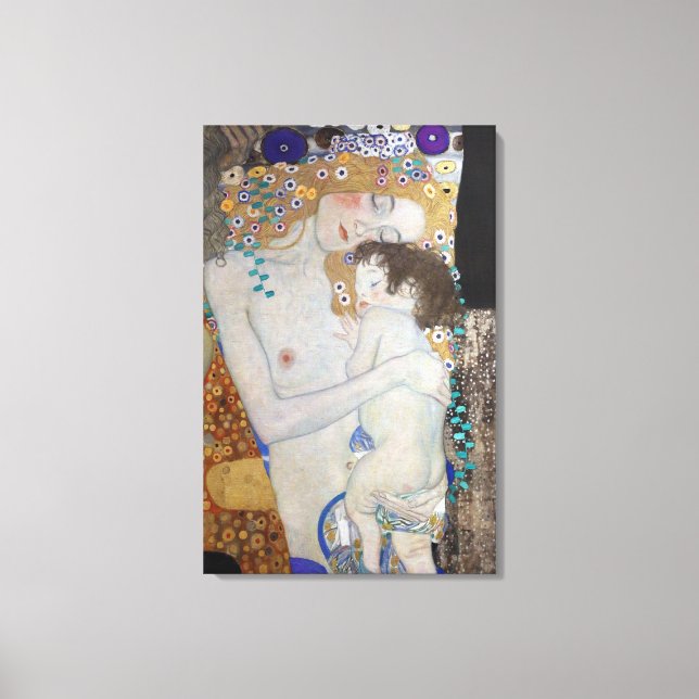 Toile Mère et enfant par Gustav Klimt (Recto)