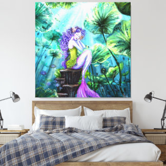 Toile Mermaid Fantasy Canvas Print