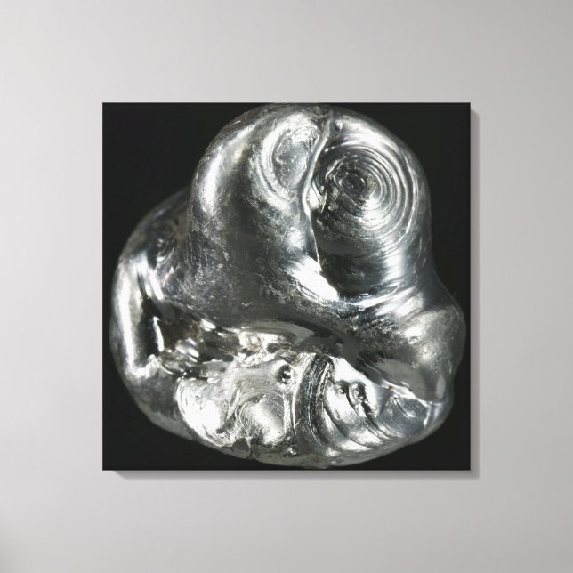 Toile Métal argenté (Recto)