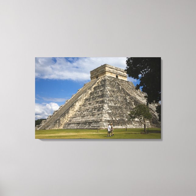 Toile Mexique, Quintana Roo, près de Cancun, Chichen 5 (Recto)