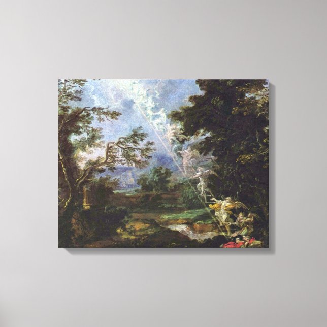 Toile Michael Willmann - Le rêve de Jacob (Recto)