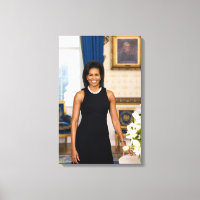 Michelle Obama Canvas Imprimer